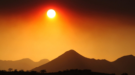 唯美晚霞日落图片