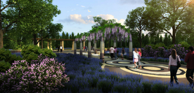 中国青岛藏马山效果实景图