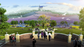 中国青岛藏马山效果实景图