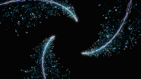 粒子循环线条简约动画素材