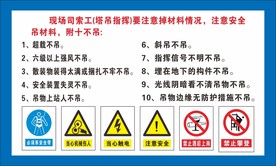 塔吊十不吊操作规程