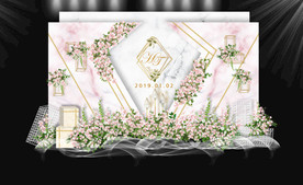 粉色大理石婚礼