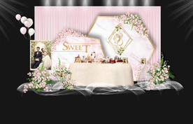 粉色大理石婚礼