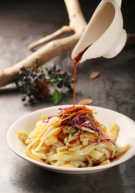 麻辣凉皮凉粉背景海报素材