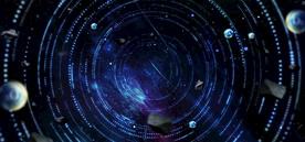 创意科技感线条背景