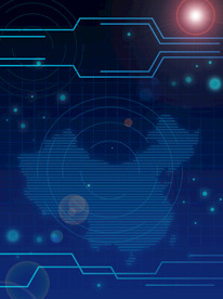 科技感背景 光点