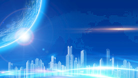 科技感地球宇宙广告背景