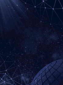 蓝色科技感背景图