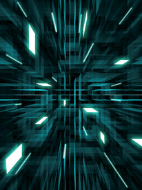 科技感线条光片背景