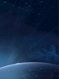 蓝色科技感背景图片