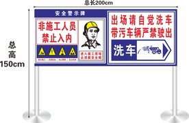 警示牌