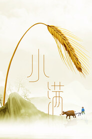 小满节气海报