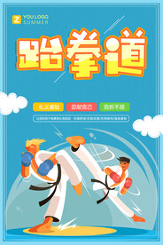 跆拳道海报