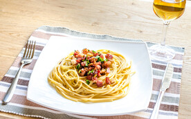 可口美味的意大利面