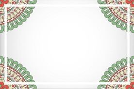 简单带有几何元素的白色背景