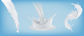 飞溅的牛奶