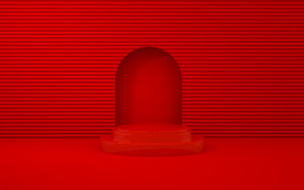 红色C4D背景图片