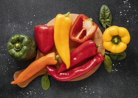 青椒的摆拍高清