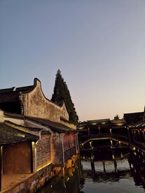 乌镇的傍晚