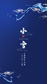 冬季小雪节气海报