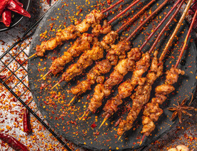 红柳枝羊肉串