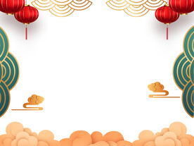 国潮风边框图片