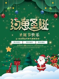 圣诞节海报