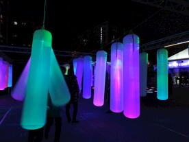 发光灯柱