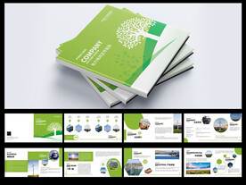 环保电力电网画册设计