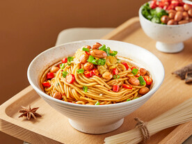 米粉炒饭肉饼汤