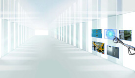 简约大气科技背景墙