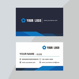 简洁名片设计