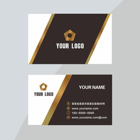 黑金名片设计