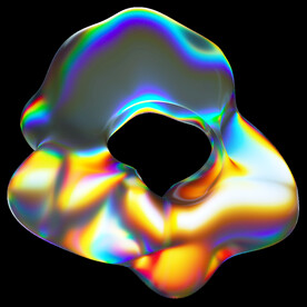 镭射酸性渐变背景素材