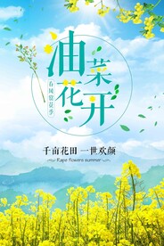 油菜花海报