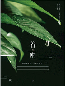 谷雨节气地产活动海报设计
