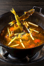 酸菜耗儿鱼火锅