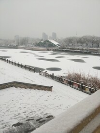 冬天唐山环城水系