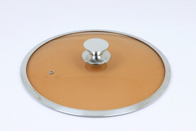 咖色钢化玻璃锅盖