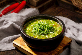 石锅韭香肉酱粉