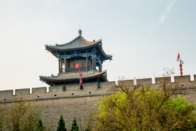 户外中式复古城墙