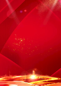 红色商务背景