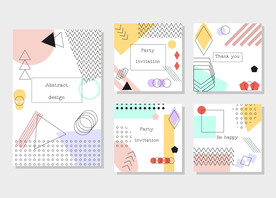 小清新几何背景