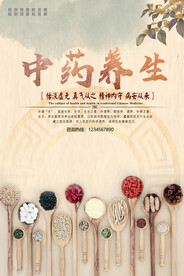 养生之道 山水墨国风 中医中药