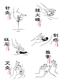 养生之道 山水墨国风 中医中药