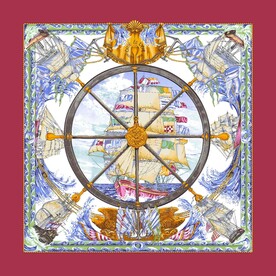 丝绸围巾方巾平面图分色稿