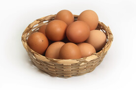新鲜的鸡蛋图片