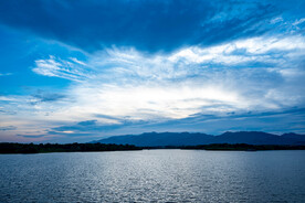 傍晚 晚霞 夕阳 日落 云彩 