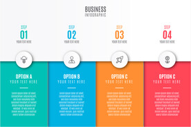 现代商业信息图表