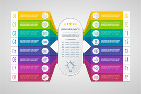 信息图表步骤模板